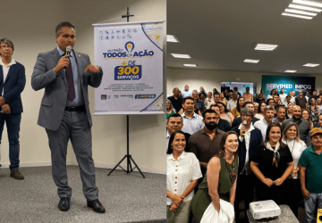 Vereador Leinha participa do lançamento do calendário do Mutirão Todos em Ação