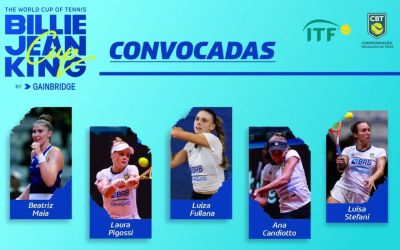 Tênis: seleção feminina é convocada para torneio Billie Jean King Cup