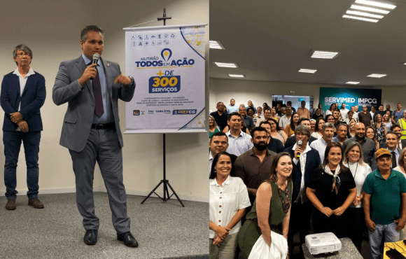 Vereador Leinha participa do lançamento do calendário do Mutirão Todos em Ação